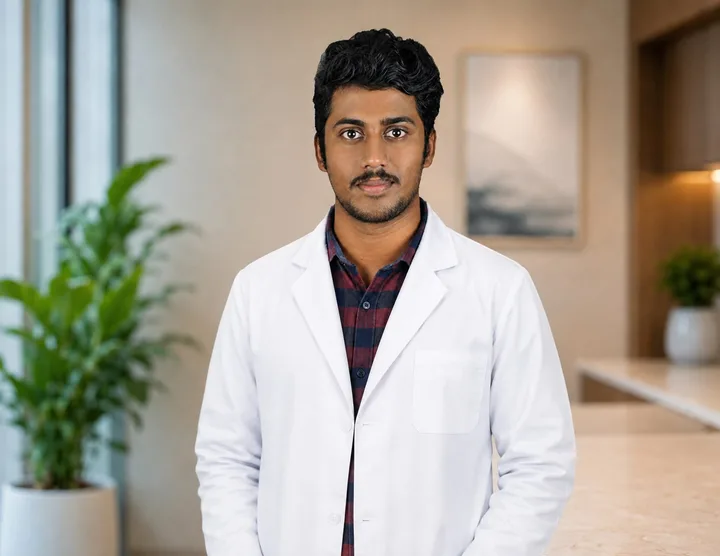 Dr. Fayiz S Faizal, Oral & Maxillofacial Prosthodontist at Bright Dental Solutions, Varkala