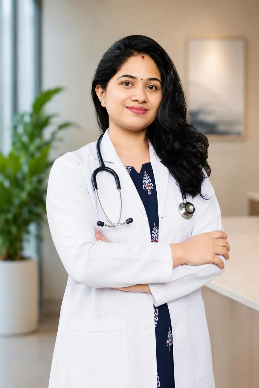 Dr. Pournami, Chief Dental Surgeon at Bright Dental Solutions, Varkala